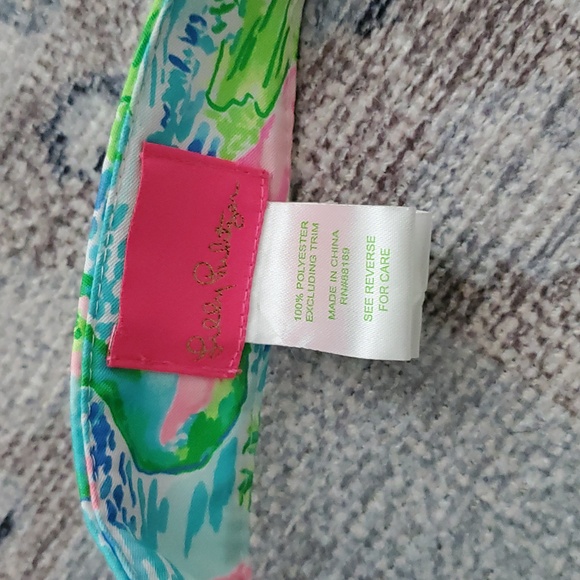 SOLD Lilly Pulitzer It's A Match Adjustable Visor Golf Tennis - Picture 3 of 8